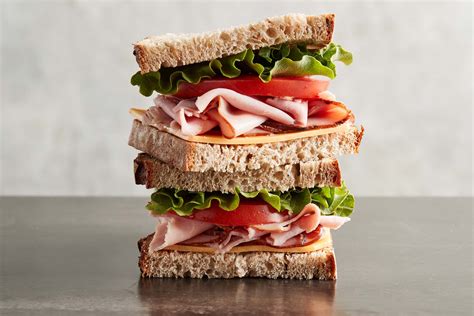 Ham and Cheddar Sandwich (24071.0) - calories, carbs, nutrition