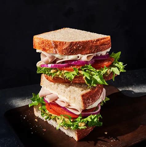 Ham and Turkey Sandwich - calories, carbs, nutrition