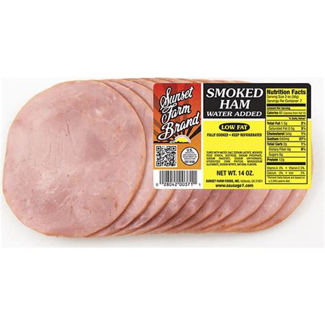 Ham Bnls Smkd - calories, carbs, nutrition