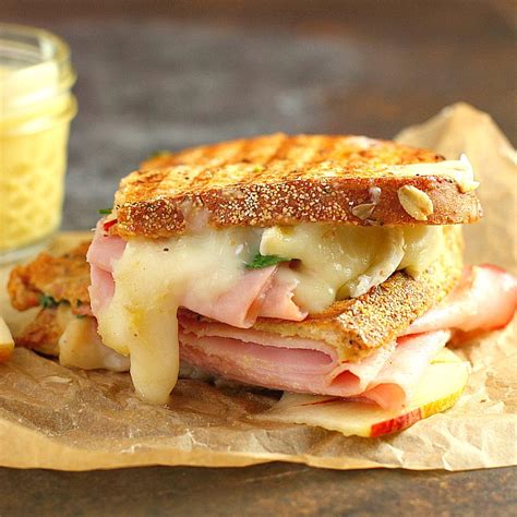 Ham, Brie & Honey Mustard Panini - calories, carbs, nutrition