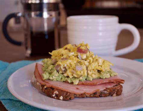 Ham, Egg & Avocado Toast - calories, carbs, nutrition