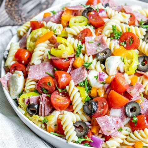 Ham, Salami Mozzarella Club withPasta Salad - calories, carbs, nutrition