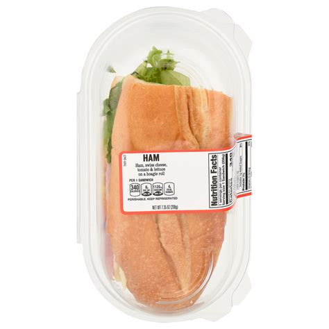 Ham Sandwich - Half Order - calories, carbs, nutrition