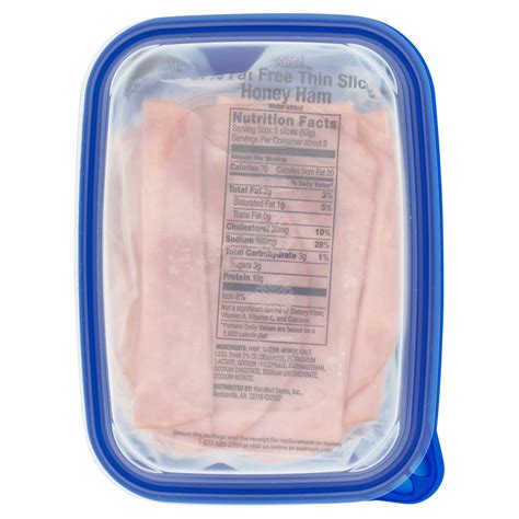 Ham Slices - calories, carbs, nutrition