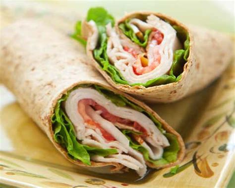 Ham-Turkey Provolone Wrap withCole Slaw - calories, carbs, nutrition