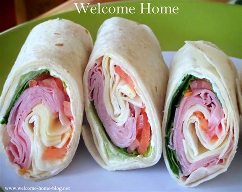 Ham Wrap with Herb Mayonnaise - calories, carbs, nutrition