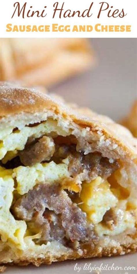 Hand Pies Sausage Egg and Cheese (86962.0) - calories, carbs, nutrition