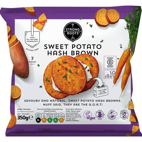 Hash Brown Sweet Potatoes - calories, carbs, nutrition