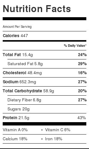 Hawaiian BBQ Grilled Chicken Pizza - calories, carbs, nutrition