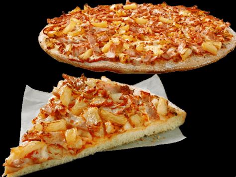 Hawaiian Pizza Slice - calories, carbs, nutrition