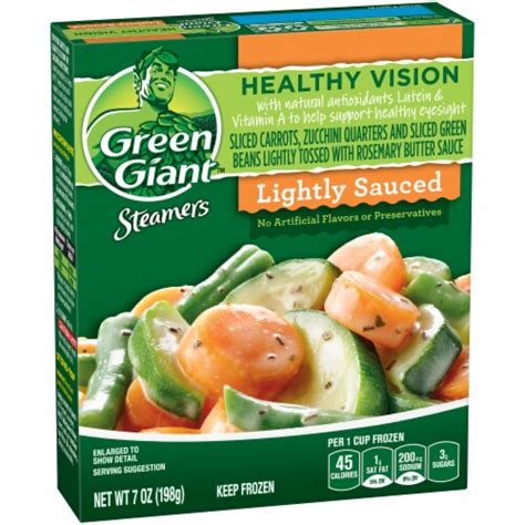 Healthy Vision Steamers - calories, carbs, nutrition