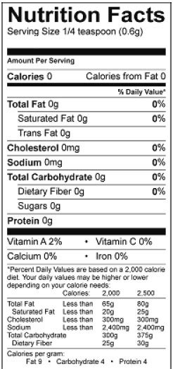 Herb Mix - calories, carbs, nutrition