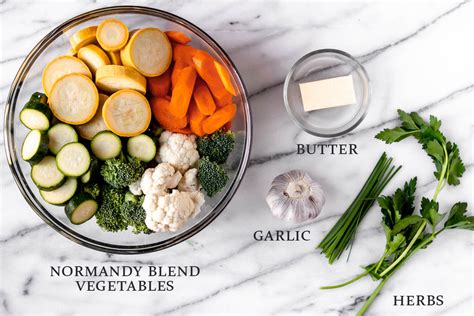 Herbed Normandy Vegetable Blend - calories, carbs, nutrition