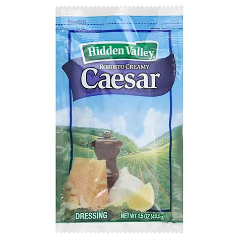 Hidden Valley Ranch Creamy Robusto Caesar Dressing - calories, carbs, nutrition