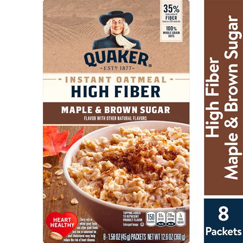 High Fiber Oatmeal - calories, carbs, nutrition