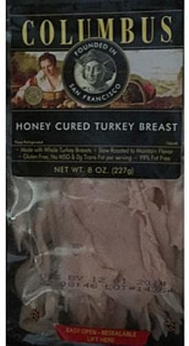 Honey Cured Turkey Breast - calories, carbs, nutrition