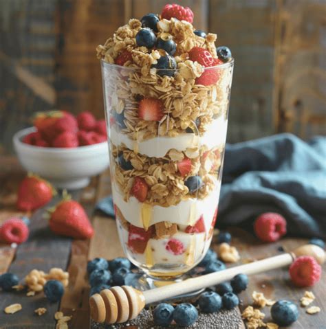 Honey Greek Yogurt Parfait with Strawberries 9oz - calories, carbs, nutrition