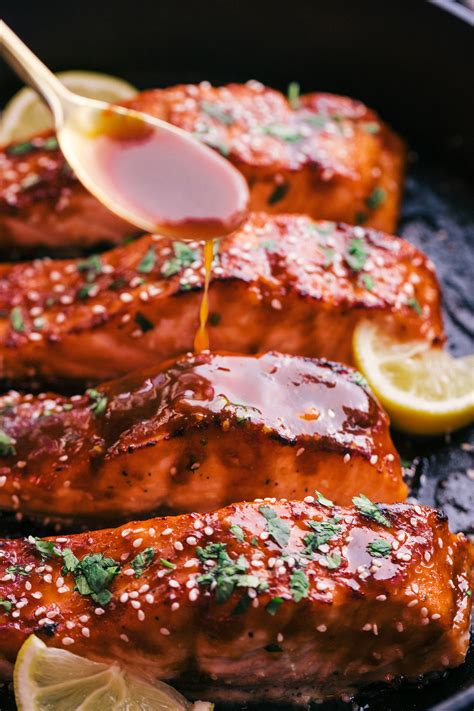 Honey Maple Glazed Salmon Fillet - calories, carbs, nutrition