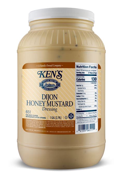 Honey Mustard Dressing (27070.0) - calories, carbs, nutrition