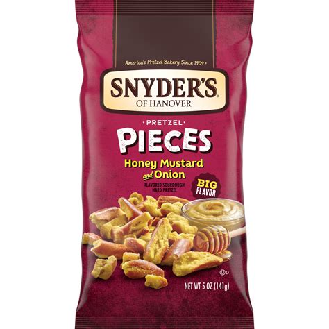 Honey Mustard & Onion Pretzel Pieces - calories, carbs, nutrition