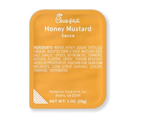 Honey Mustard Sauce (63514.0) - calories, carbs, nutrition