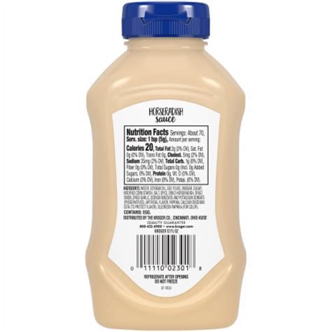 Horseradish Sauce - calories, carbs, nutrition