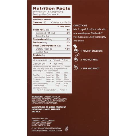 Hot Chocolate - calories, carbs, nutrition