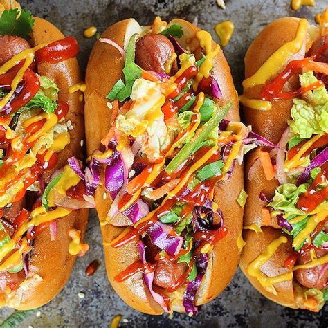 Hot Dog Vegan Slaw Korean PLT - calories, carbs, nutrition