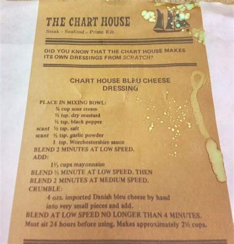 House Made Bleu Cheese Dressing - calories, carbs, nutrition