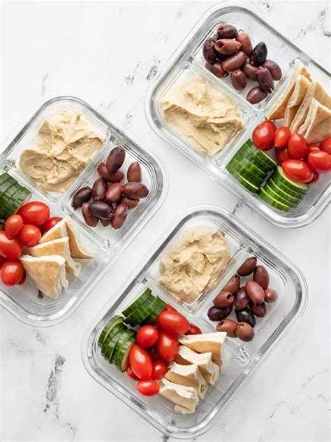 Hummus and Vegetable Box - calories, carbs, nutrition