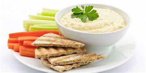 Hummus and Whole Grain Pita Bread - calories, carbs, nutrition