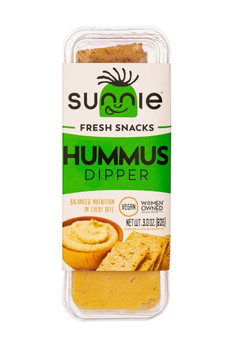 Hummus Dipper Nosh Box - calories, carbs, nutrition