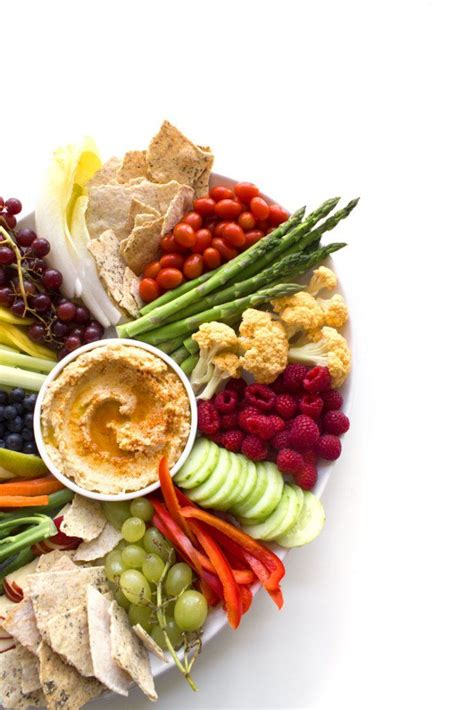 Hummus Platter with Crudites - calories, carbs, nutrition