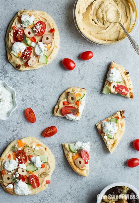 Hummus & Tzatziki with Toasted Flatbread - calories, carbs, nutrition