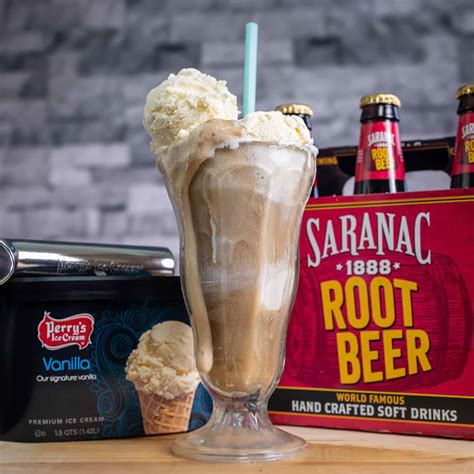 Ice Cream, Rootbeer Float, Perry's - calories, carbs, nutrition