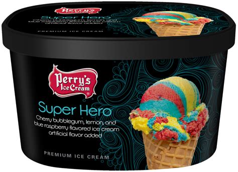 Ice Cream, Super Hero, Perry's - calories, carbs, nutrition