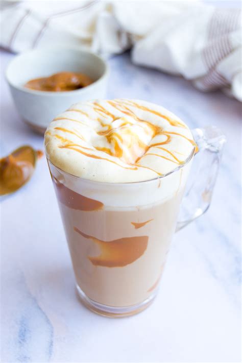 Iced Dulce de Leche Latte - Tall - Soy Milk - With Whipped Cream - calories, carbs, nutrition