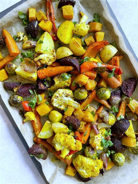 Indian Spiced Roasted Vegetables - calories, carbs, nutrition