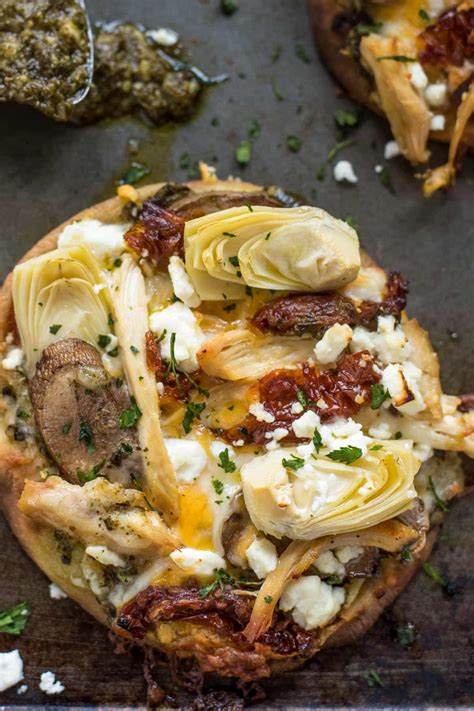 Individual 7 - Chicken Artichoke Pizza - calories, carbs, nutrition
