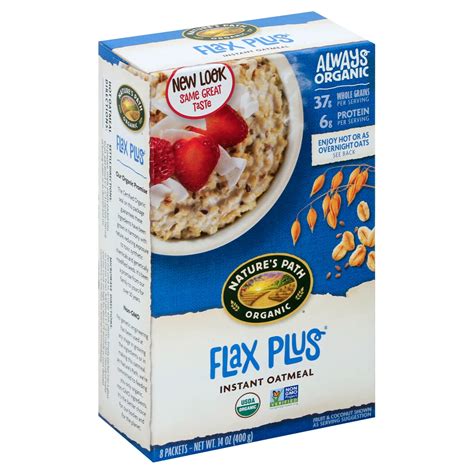 Instant Hot Oatmeal Flax Plus - calories, carbs, nutrition