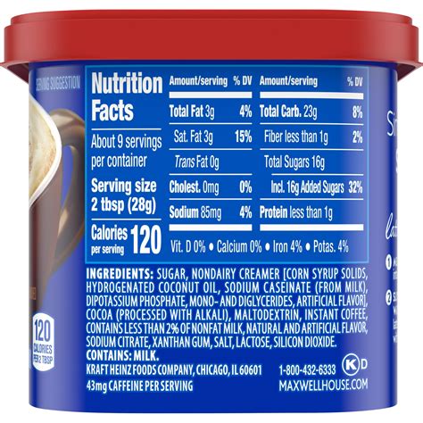 International Latte - calories, carbs, nutrition