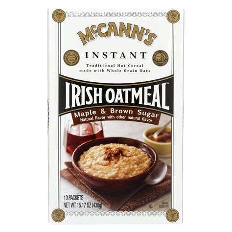 Irish Oatmeal Maple & Brown Sugar - calories, carbs, nutrition