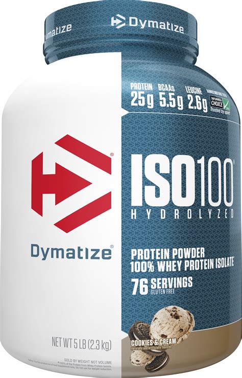 Iso 100 Cookies and Cream - calories, carbs, nutrition