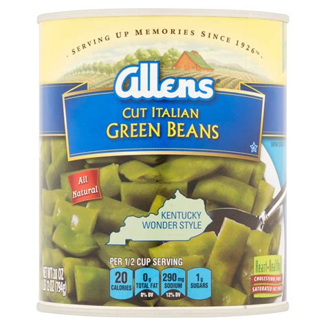 Italian Cut Green Beans - calories, carbs, nutrition