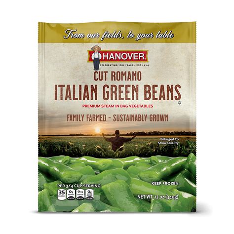 Italian Cut Green Beans, Steamed - calories, carbs, nutrition