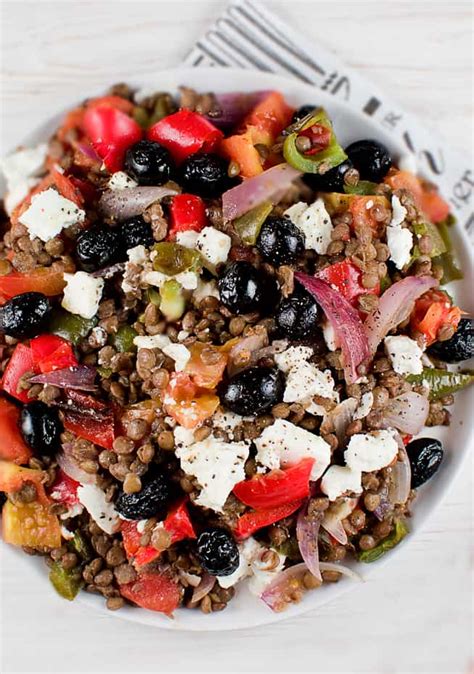 Italian Lentil Salad - calories, carbs, nutrition