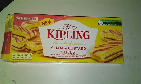 Jam & Custard Slices - calories, carbs, nutrition