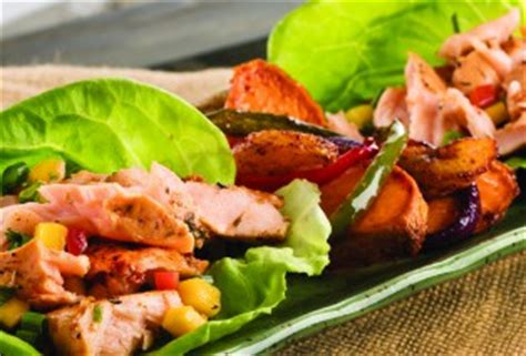 Jamaican Jerk Salmon Lettuce Cups - calories, carbs, nutrition