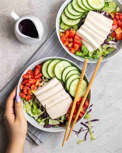 Japanese Tofu Salad - calories, carbs, nutrition