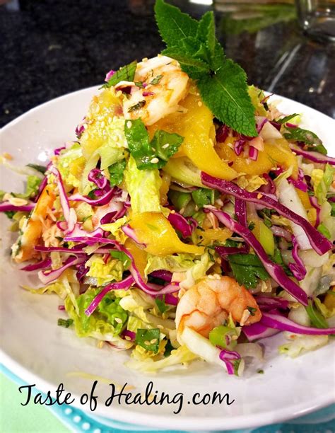 Java-Style Seafood Slaw - calories, carbs, nutrition